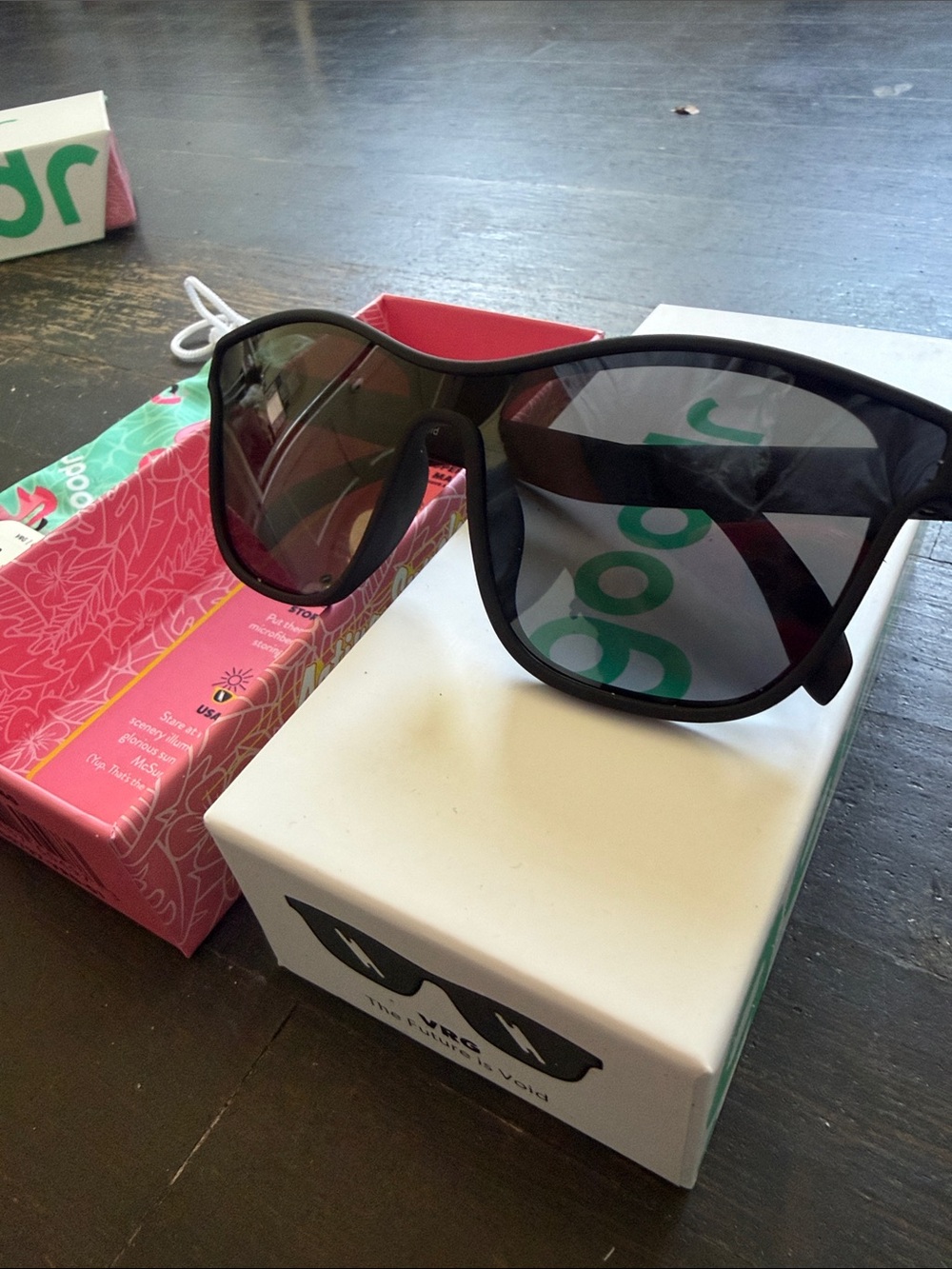 Goode The Future is Void Women's Black Oversized Sunglasses